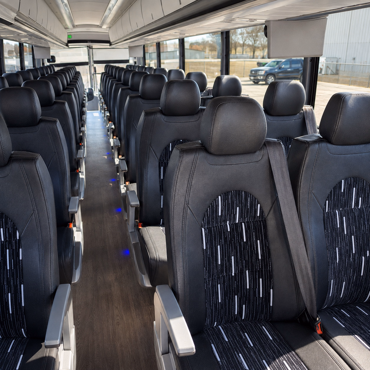 lakeville concert transportation onboard seating
